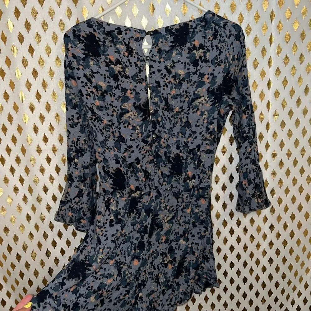 Free People All The Right Ruffles Romper size S